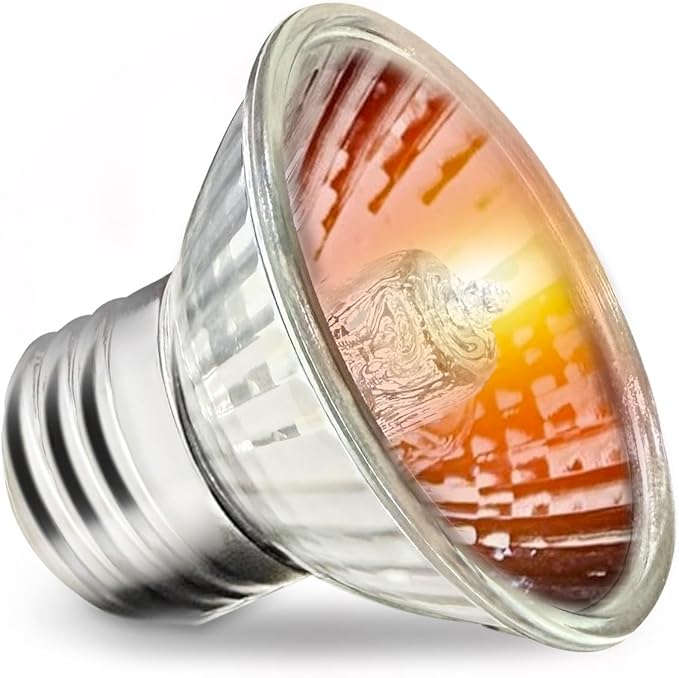 50W UVA UVB Bulb, Suitable for brooder Boxes, terrariums and Cages, Climbing pet Heat lamp, can be Used with Various Lamps