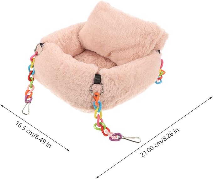 iplusmile Accessory Sleeping Squirrel Pig Resting Warm Cave Bedding Hut Comfortable Hammock Hanging Habitat House Pet Cage Rat Small Toys Glider Ferret Accessories Animal Beds Hideout