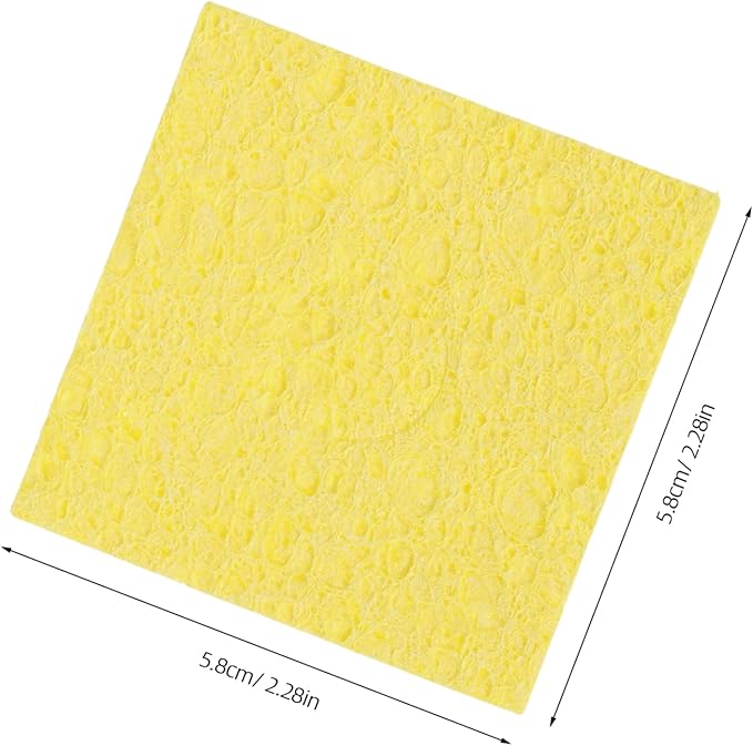 POPETPOP 20pcs Square Sea Sponges for Crab Habitat Humidity Control Natural Unbleached Sponges for Maintaining Moisture Reptile Tanks Eco-Friendly Crab Supplies