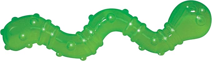Catstages OrkaKat Wiggle Worm Dental Cat Chew Toy with Catnip, 3.8" by Catstages