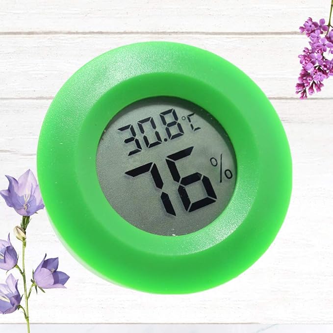 POPETPOP Digital Rv Pet Temperature Monitor Hygrometer Celsius Display Brooder Thermometer Bedroom Aquarium Thermostat Home Digital Temperature Humidity Meter
