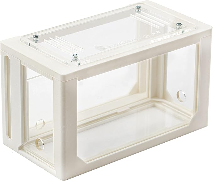 AntHouse - Natural Sand Ant Farm | 3D White Starter Kit 7.87 x 3.94 x 3.94 in