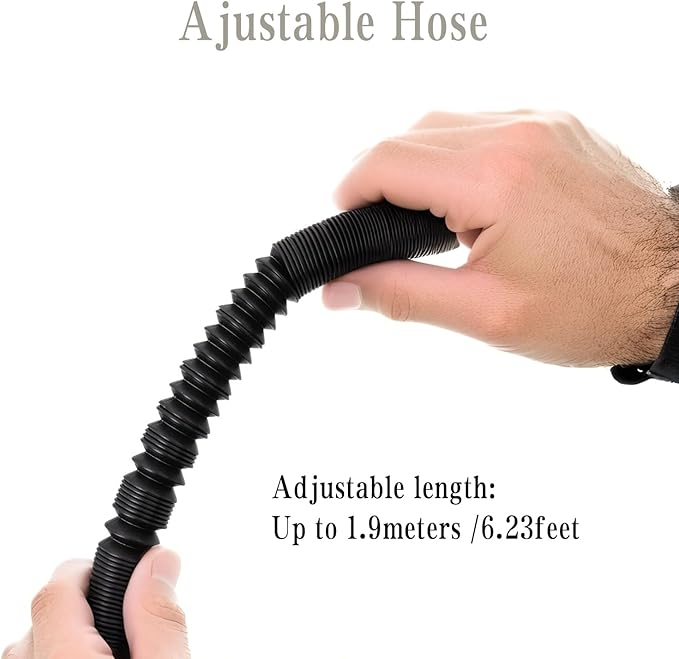 Extension Tube/Hose for COOSPIDER 380B and 500B Reptile Fogger, Accessories of Reptile Humidifier with Hose, Suction Cup, 2 in 1 Joint, Reptile Mister Parts for Reptiles Amphibians and Terrarium