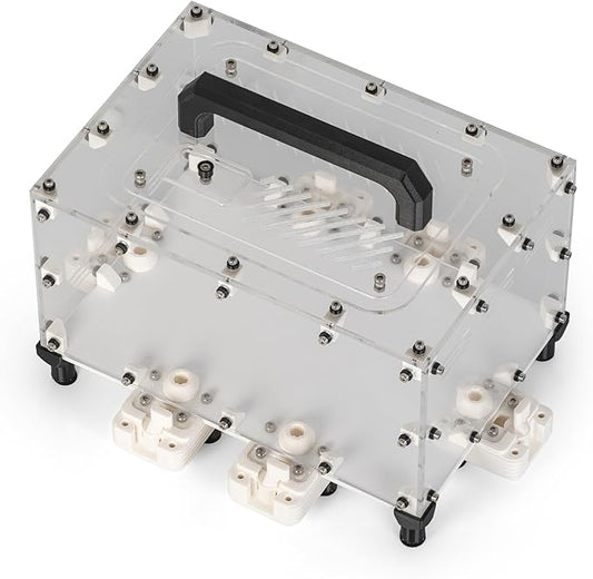 Outworld MK2 2:1 | 3D Anti-Leak Modular Foraging Box for Ants, Terrarium for Ants (White)