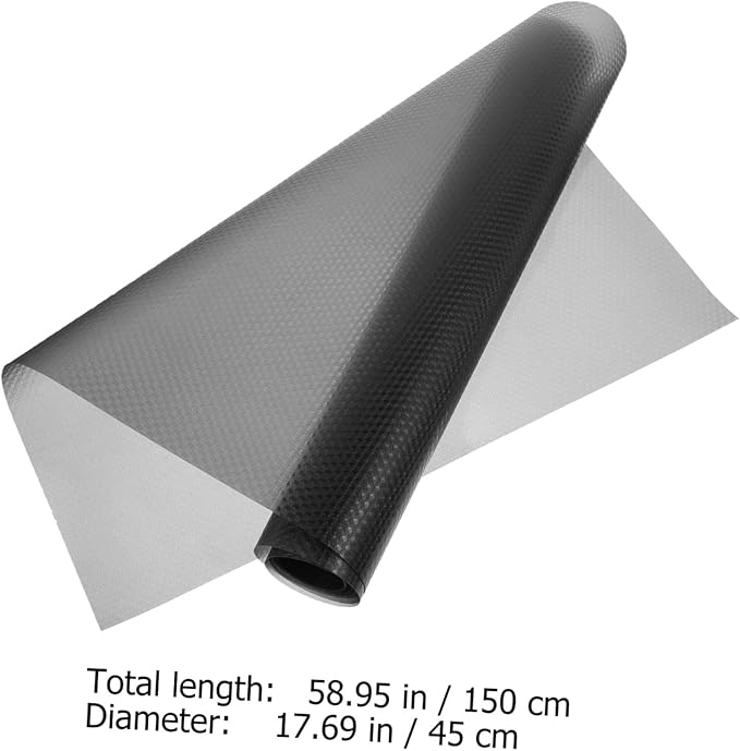 COLLBATH Reptile Carpet Mat for Turtles Snakes and Lizards Substrate Bedding for Reptile Terrariums Black Easy Clean Accessory