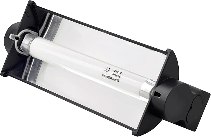 Sundew UVB 10.0 T5 Strip Reptile Habitat Light Fixture Combo Kit with Fluorescent Tube for Terrarium (4-Watt/6.5 Inches)