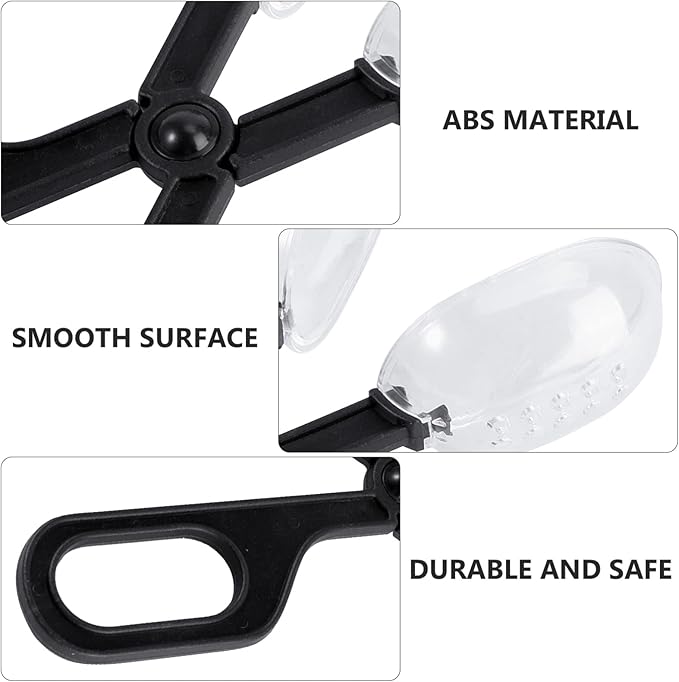 POPETPOP 9pcs Reptile Feeding Clip Flexible Plastic Tool for Easy Pet Feeding and Cleaning for Crickets Locusts and Other for Reptile Care