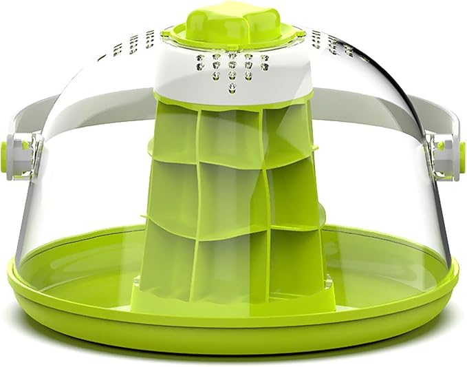 Multifunctional Snail Observation and Breeding Box - Educational Pet Habitat for Kids, 23x19.5x13.5CM, ABS+PC Material, Easy to Clean, Well-Ventilated, Suitable for Silkworms/Lizards/Geckos