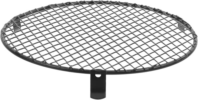 OUNONA Heat Lamp Shade Reptile Heat Lamp Guard Black Iron