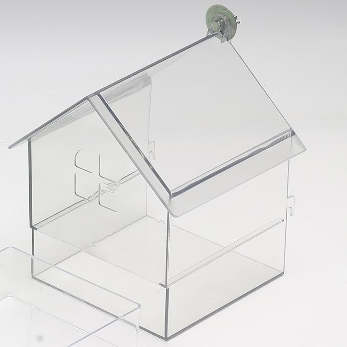 Bird Feeder, Bath Bowl House, Hanging Bird Bath Cage Accessories for Lovebird Finches