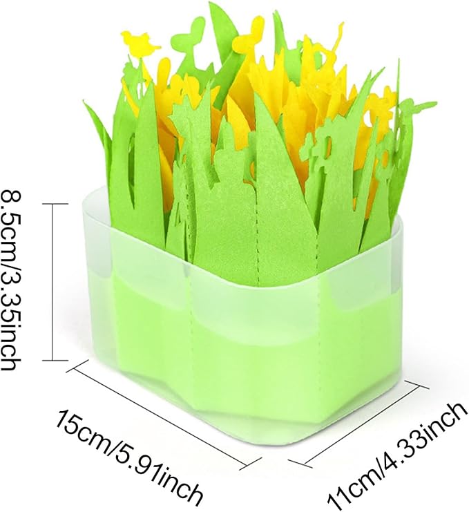 Reptile Humidifier, Humidifying System Terrariums Air Humidity Supplies for Frog Tortoise Turtles Bearded Dragons Chameleon, Green Yellow