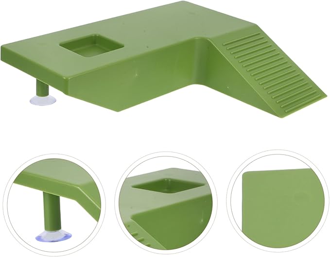 Abaodam Turtle Basking Platform Ramp Aquatic Turtle Climbing Area for Tortoise Tanks and Sturdy Basking Habitat for Healthy Sunbathing and