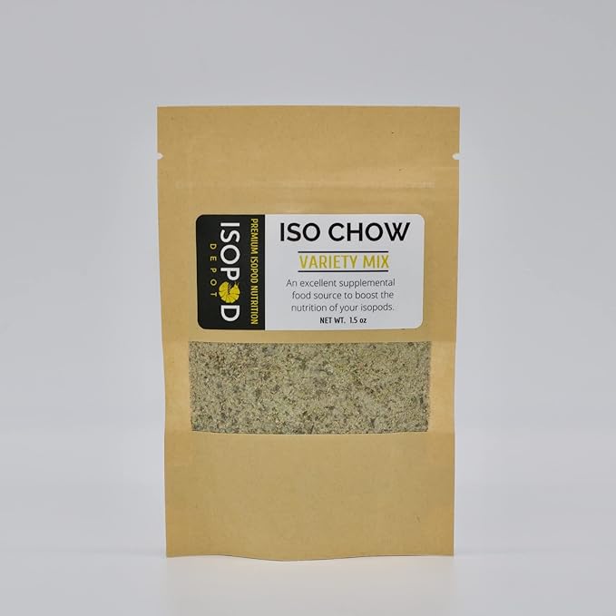 Iso Chow Variety Mix Blend 1.5 oz - Isopod Food & Springtail Food
