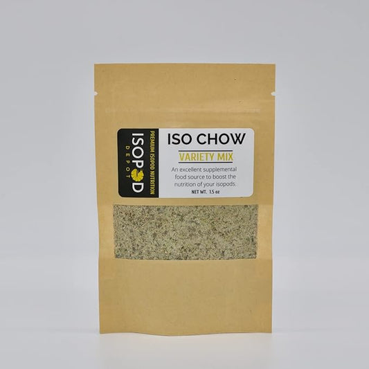 Iso Chow Variety Mix Blend 1.5 oz - Isopod Food & Springtail Food