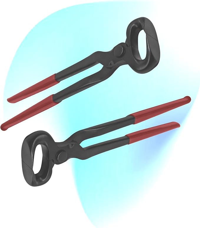14" Vinyl Hoof Nipper, Carbon Steel & Chrome Vanadium Farrier Tool for Horses – Durable, Sharp & Rust-Resistant