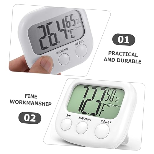 Happyyami 2pcs Digital Aquarium Tank Thermometer Instant Read for Fish Tanks Thermometer for Home Office Schools