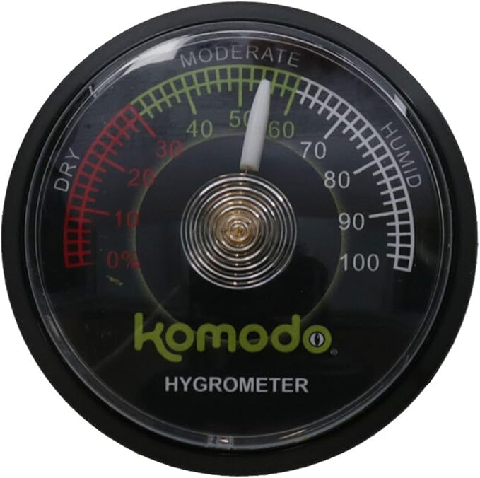 Reptile Mountable Analogue Humidity Hygrometer Gauge Monitor Colour Coded