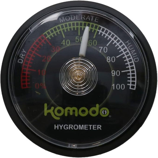 Reptile Mountable Analogue Humidity Hygrometer Gauge Monitor Colour Coded