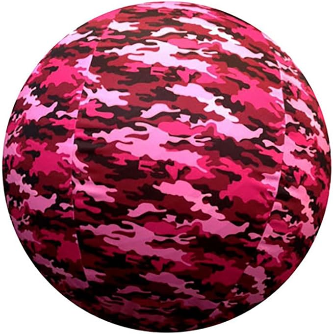 Horsemen's Pride 40" Jolly Mega Ball with Pink Camo Cover, Inflatable Horse Toy for Training, Pasture Play, and Enrichment, Durable Polyester Cover, Fun and Engaging Activity for Horses