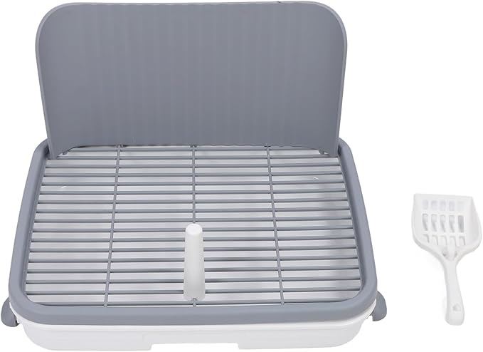 Pee Pad Holder, Mesh Removable Indoor Dog Potty Tray, Easy Cleaning Large Stable Structure Dog Training Toilet, for Medium Large Pets Puppy, 20x15.3x4inch