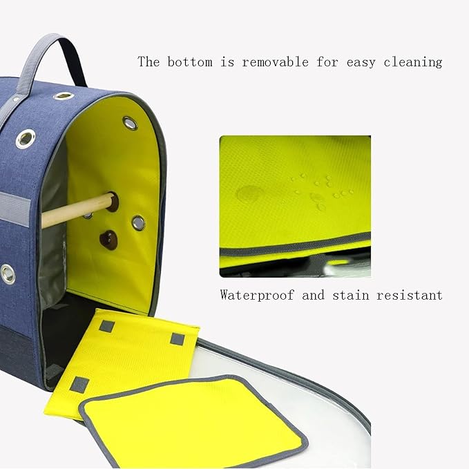 ENGENDER Bird Cage Portable Birdcage Tote Travel Birdcage Bag for Parakeets, Parrots, Lovebirds, Pigeons, Cockatiels, Macaws Parakeet Cage