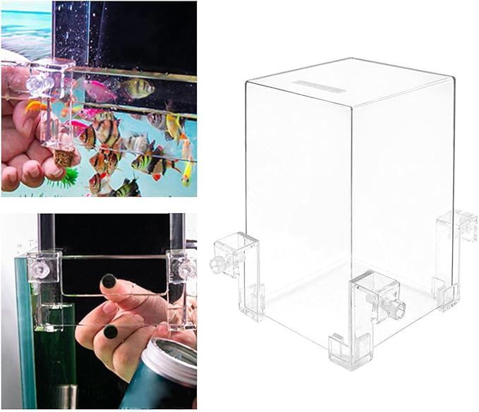 Negative Pressure Fish Tank - Clear Fish Elevator Water Auto-Refill Vacuum Suspended Fish Tank Water Level Maintenance, Increase Fish Activity Area, Aquarium Decoration
