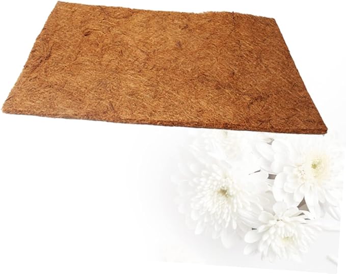 Sosoport Natural Coconut Fiber Reptile Mat Bedding Breathable Coir Substrate for Tortoise Lizard Snake Terrarium Safe and Easy to Clean