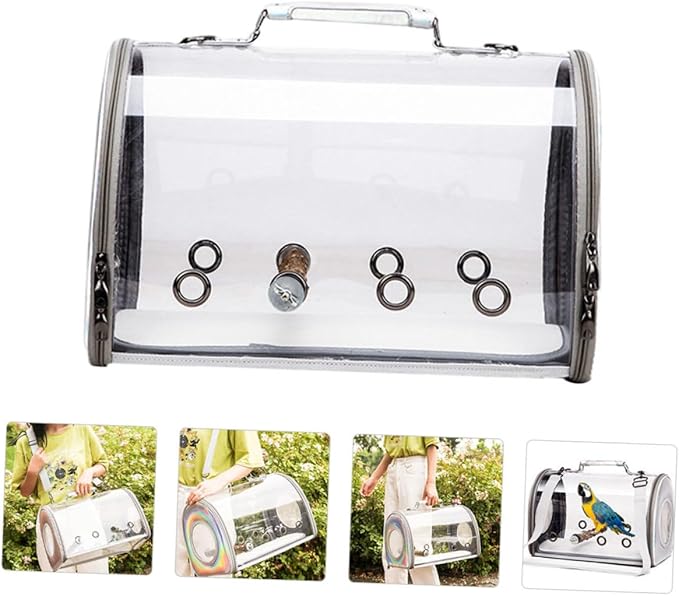 Totority Bird Carry Bag Bird Carrier Parrot Travel Carrier Zipper Design for Sightseeing Camping Hiking