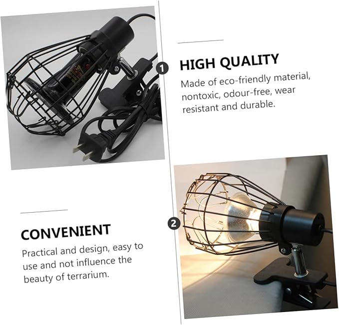 FRCOLOR 3pcs Crawler Box Heating Lamp Scald Shade Insulation Mesh for Reptile Tanks Easy to Install Art Design