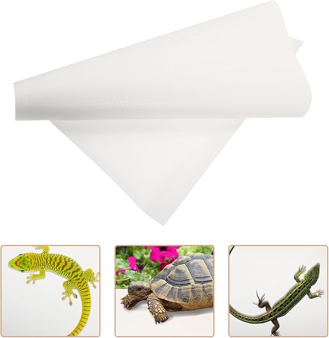 Non-Slip Reptile Terrarium Carpet Mat Soft Substrate Liner for Bearded Dragon Leopard Gecko Snake Lizard Tortoise Cage Bedding Accessories