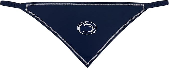 Pets First NCAA Penn State Nittany Lions TIE Bandana, Size Large/X-Large. Dog Bandana Scarf Bib for Pet Cat Dog. The Ultimate Game-Day, Party Bandana