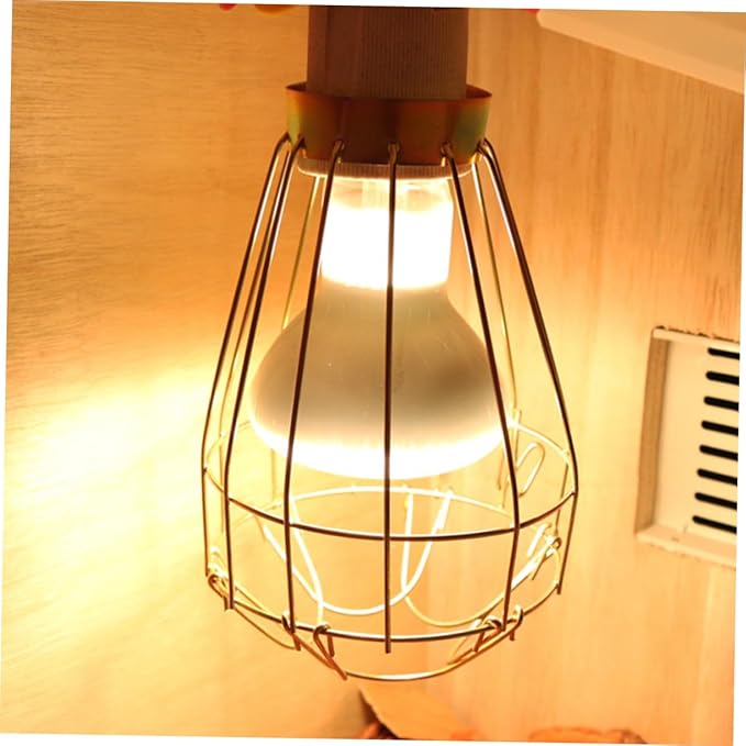 Happyyami Reptile Tank Heat Lamp Cover Pet Lampshade for Leopard Gecko Turtle Tarantula Reptile Supplies