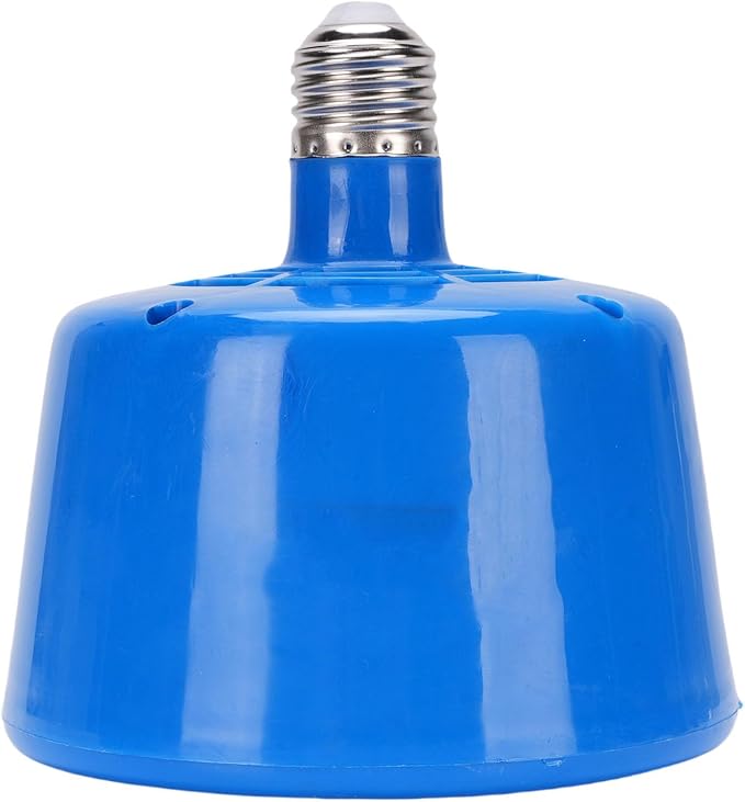 Yoidesu Chicken Thermal Lamp Bulb Bulb, Temperature Control Secure Heat Energy Savings Lizard for Turtles Multi Purpose Waterproofing for Turtles (Blue)