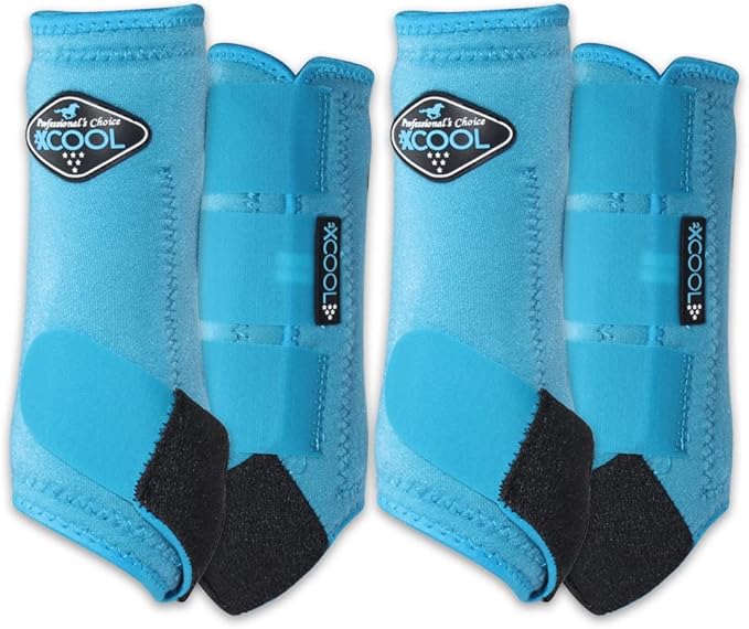 Professional's Choice 2XCOOL Sports Medicine Horse Boots | Protective & Breathable Design for Ultimate Comfort & Durability in Active Horses | Value 4 Pack