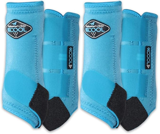 Professional's Choice 2XCOOL Sports Medicine Horse Boots | Protective & Breathable Design for Ultimate Comfort & Durability in Active Horses | Value 4 Pack