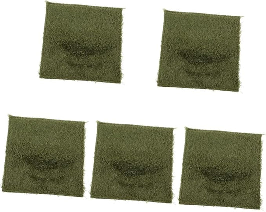 BESPORTBLE 5pcs Reptile Carpet Mat Imitation Grass Bedding Liner for Tortoise Snake Terrarium Portable Wear-Resistant Easy to Clean s