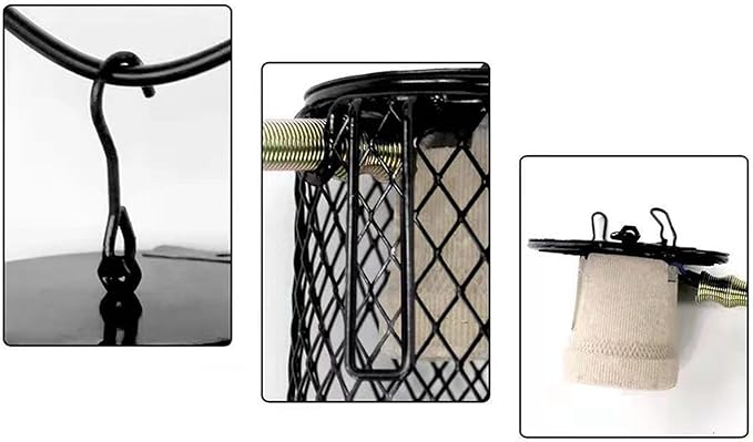 Heating Lamp Holder Protection Anti Scald Heater Light Cover Heating Light Cage for Snake Parrot Pet