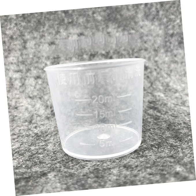 Abaodam 30Pcs Reusable Measuring Cups for Reptiles Feeding Dish for Lizard Gecko Snake Safe Food Water Containers for Pets for Daily Feeding Control