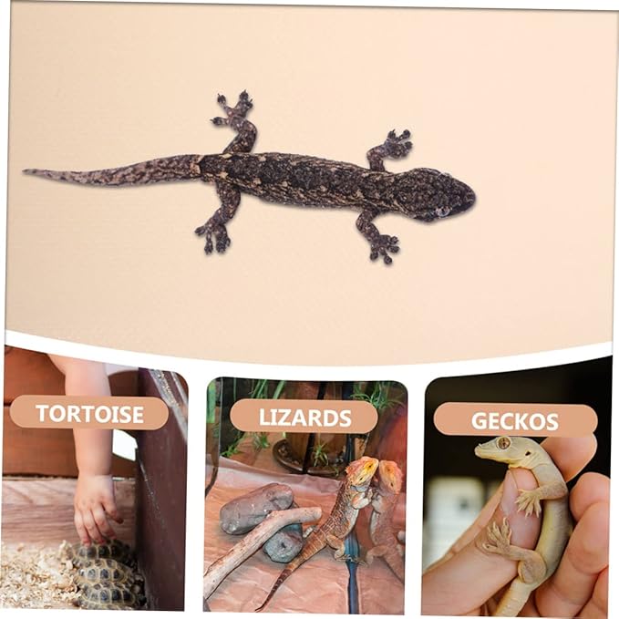 Yardwe Reptile Carpet Mat for Tortoise Bearded Dragon Leopard Gecko Large EVA Terrarium Bedding Non-Toxic Substrate for Reptile Tank Accessories Easy to Clean
