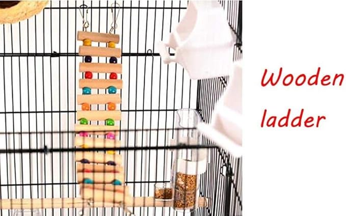 Large Black Metal Bird Cages Parrot House Finch Perch with Tray Complete Accessories Flower Shop Decoration,