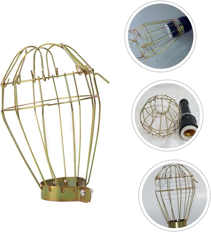 Kisangel 3pcs Heat Lamp Mesh Cover Reptile Scalding Lampshade Pet Heating Lamp Protector Cage Odor-Resistant