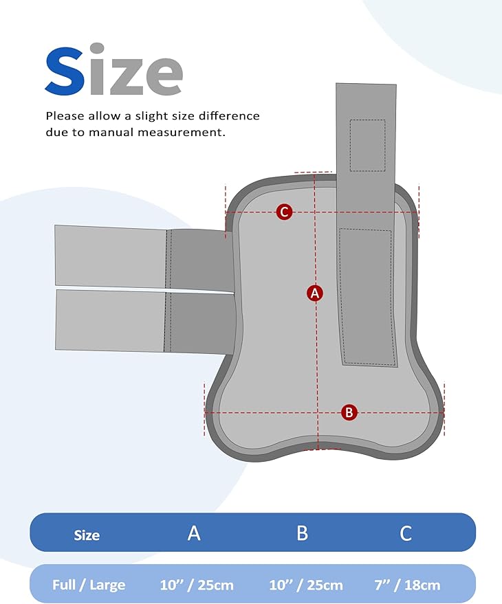 Harrison Howard Horse Tendon Boots Open Front/Fetlock Boot for Horse Protective Boots for Jumping, Trail Riding Set of 4