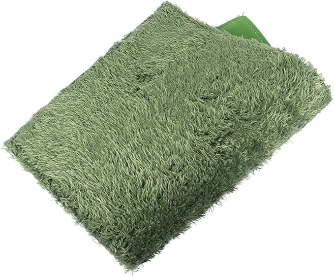 Abaodam Comfortable Lizard Cage Bedding Carpet for Reptiles Fake Lawn Mat for Turtle Tank Decor