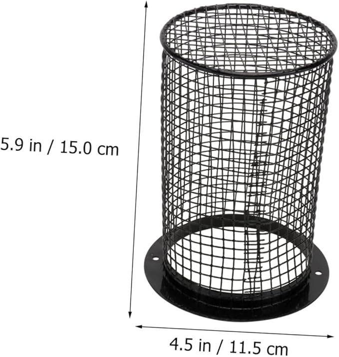 1Pc Round Scalding Lampshade for Reptile Heat Sources Practical Climbing Box Lamp Cover Essential Pet Supplies for Lizard Snake and Turtle Habitats