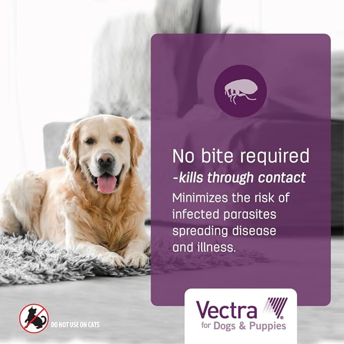 Vectra® for Dogs & Puppies Flea Treatment & Prevention for Medium Dogs (21-55 lbs.) 6-Month Supply