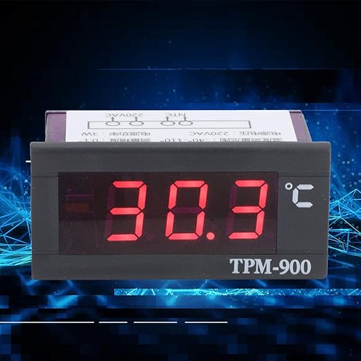 Kikumi Mini LCD Digital Temperature Panel Meter Thermometer Temperature Display -40°C to +110°C