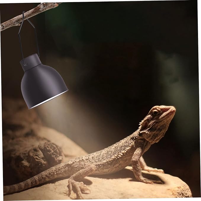 Angoily 10pcs Reptile Lampshade Clips Iron Holders for 5.5/8.5 inch Lamps Easy Install Reptile Light Clamps