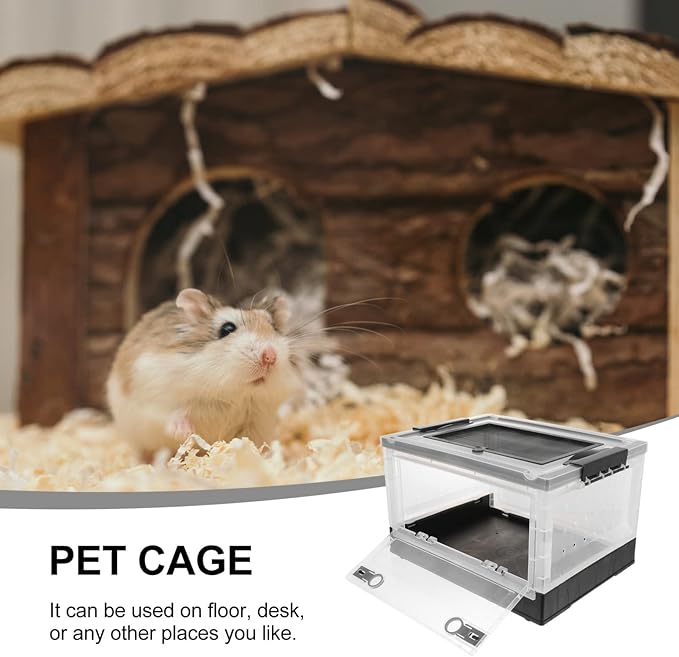 Balacoo Hamster Cage- Large Guinea Pig Cage Haven Habitat- Small Animal Cage for Hamster, Guinea Pig, Gerbil- Includes Exercise Wheel, Water Bottle