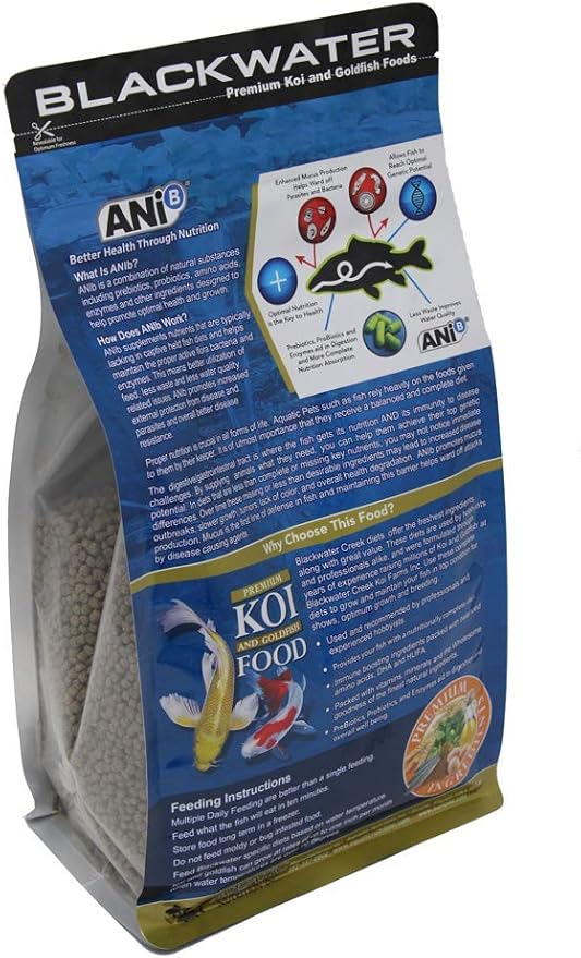 Blackwater Premium Koi and Goldfish Foods Max Growth 2 lb., Medium Pellet