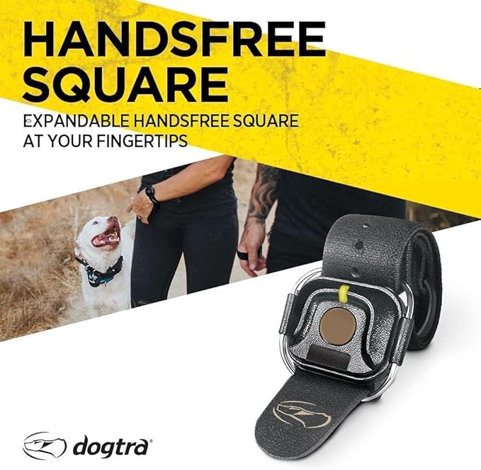 Dogtra HANDSFREE Square Expandable Remote Dog Training Device for Discreet Control Ergonomic Compatible with HANDSFREE Plus Models